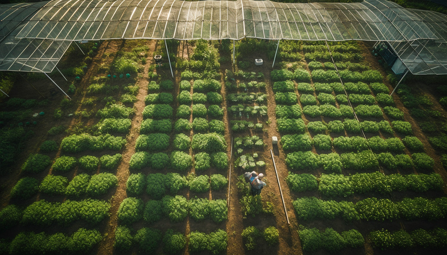 An image of a khoi farmer in South Africa cultivation organic kanna at a sceletium tortuosum farm owned by Kanna Extract Company, used to produce high alkaloid kanna extracts for sale at wholesale and bulk pricing