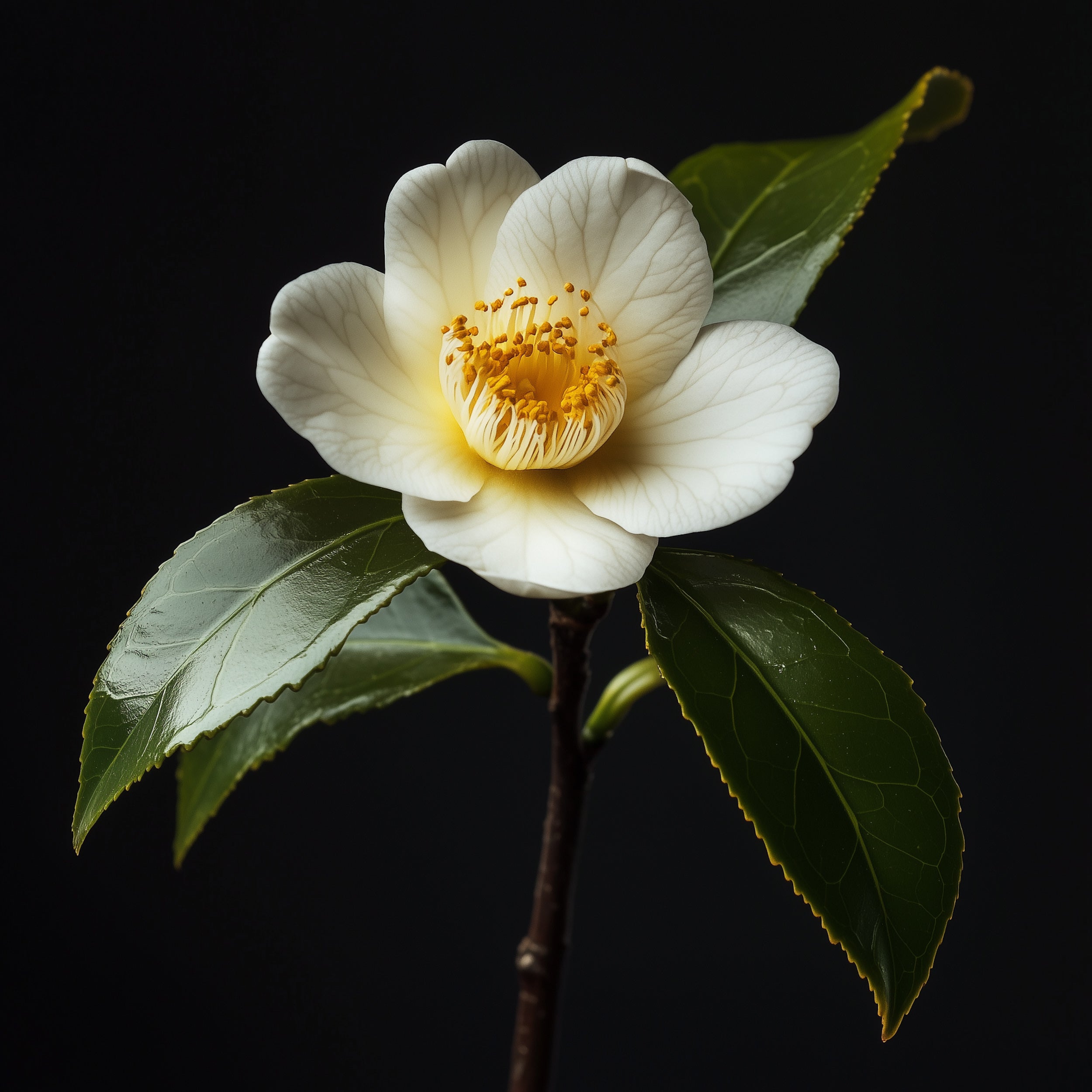 Green tea leaf from Camellia sinensis, natural source of L-theanine used in Relax Kanna Dailies by Kanna Extract Co.