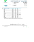 Rest Kanna Extract residual solvent report showing all solvents including ethanol, methanol, butane, acetone, and hexane tested below 1.00 ppm, with ethanol at 0.4913%. Verified safe by headspace gas chromatography. Third-party lab certified kanna extract for purity and compliance.