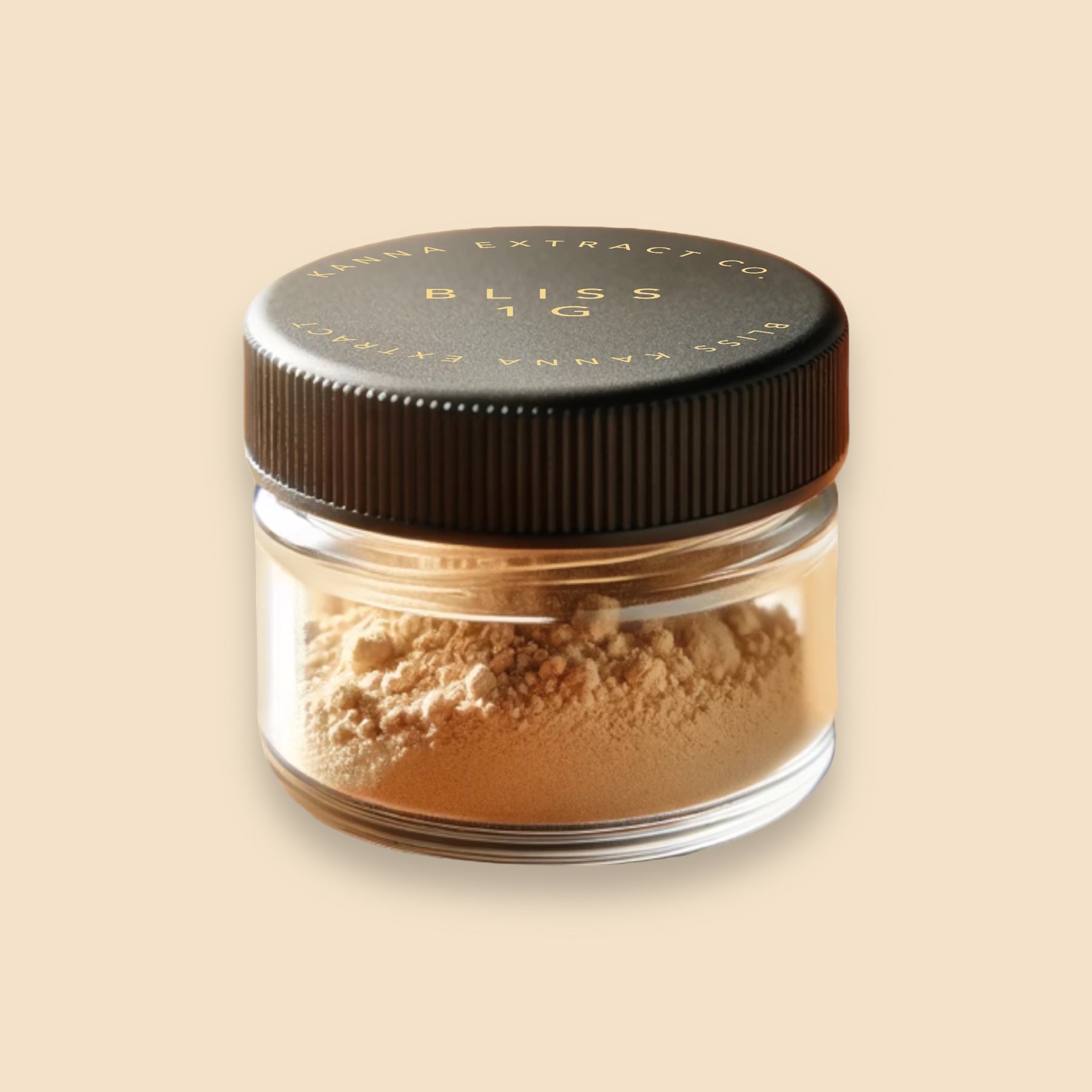 Kanna Extract Co retail packaging for Bliss kanna extract powder made from organic sceletium tortuosum made in South Africa from highly alkaloid DV17 for bulk kanna wholesale supply and distribution