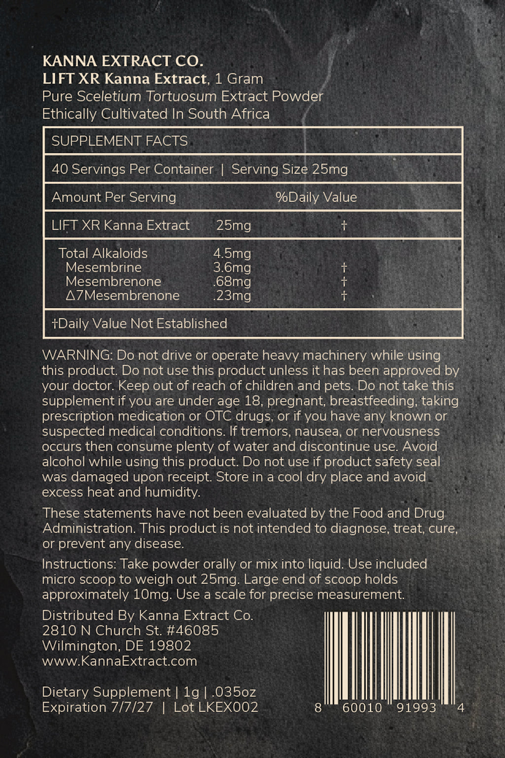 LIFT XR Kanna Extract | Strongest Kanna Extract On The Planet – Kanna ...