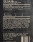 LIFT XR Kanna Extract back label: supplement facts, serving size, and safety warnings