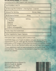 RELAX Kanna Dailies supplement facts: 25mg BLISS kanna extract and a 625mg blend